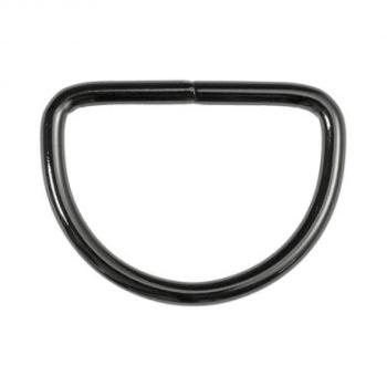 Halbrundringe, 2er-Set, 40 mm, gunmetal